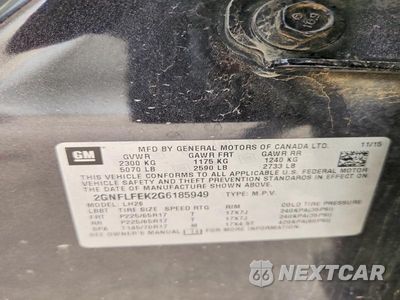Zdjęcie 13 z 13 samochodu: 2016 CHEVROLET EQUINOX LT VIN:2GNFLFEK2G6185949 - miniatura