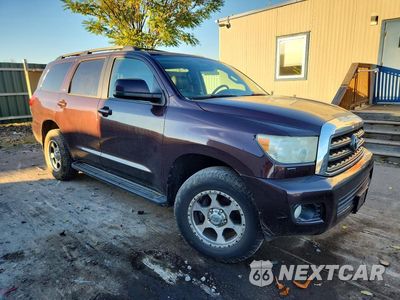 Czwarte zdjęcie samochodu z boku: 2012 TOYOTA SEQUOIA SR5 VIN:5TDBM5G14CS002425 - miniatura