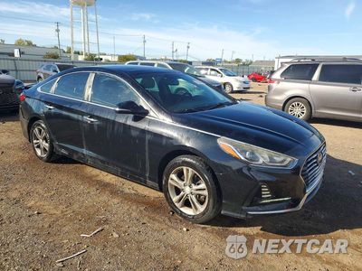 Czwarte zdjęcie samochodu z boku: 2018 HYUNDAI SONATA SEL VIN:5NPE34AFXJH644231 - miniatura