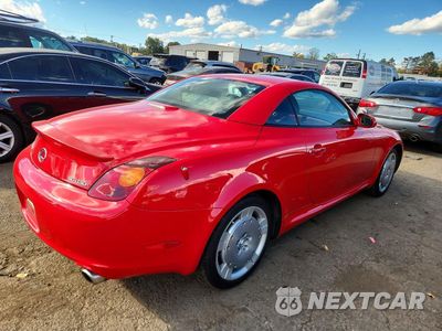 Trzecie zdjęcie samochodu z tyłu: 2002 LEXUS SC 430 VIN:JTHFN48Y720016713 - miniatura