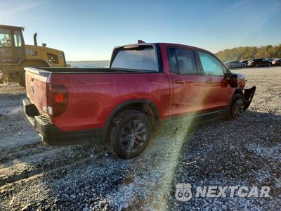 Trzecie zdjęcie samochodu z tyłu: 2021 HONDA RIDGELINE SPORT VIN:5FPYK3F10MB017474 - miniatura