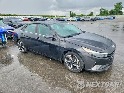 Czwarte zdjęcie samochodu z boku: 2022 HYUNDAI ELANTRA LIMITED VIN:5NPLP4AG3NH066869 - miniatura