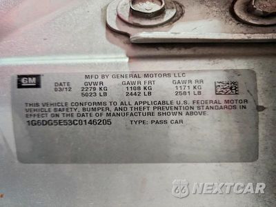 Zdjęcie 13 z 13 samochodu: 2012 CADILLAC CTS LUXURY COLLECTION VIN:1G6DG5E53C0146205 - miniatura