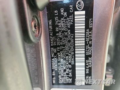 Zdjęcie 12 z 12 samochodu: 2021 LEXUS ES 350 BASE VIN:58ACZ1B10MU098142 - miniatura