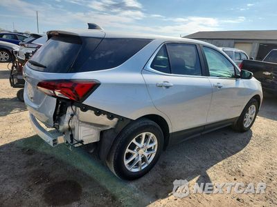 Trzecie zdjęcie samochodu z tyłu: 2022 CHEVROLET EQUINOX LT VIN:3GNAXKEV2NL230057 - miniatura