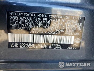 Zdjęcie 12 z 12 samochodu: 2018 LEXUS GS 350 F SPORT VIN:JTHCZ1BL9JA008351 - miniatura