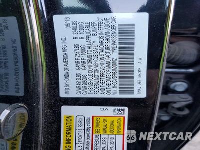 Zdjęcie 12 z 12 samochodu: 2018 HONDA ACCORD TOURING HYBRID VIN:1HGCV3F99JA008102 - miniatura