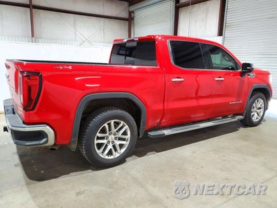 Trzecie zdjęcie samochodu z tyłu: 2021 GMC SIERRA K1500 SLT VIN:3GTU9DET8MG106103 - miniatura