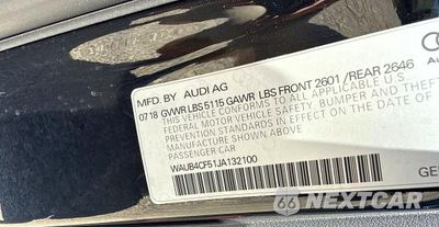 Czwarte zdjęcie samochodu z boku: 2018 AUDI S5 PREMIUM PLUS VIN:WAUB4CF51JA132100 - miniatura
