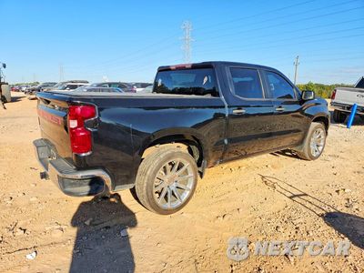 Trzecie zdjęcie samochodu z tyłu: 2021 CHEVROLET SILVERADO C1500 VIN:1GCPWAEH4MZ218686 - miniatura