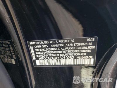 Zdjęcie 12 z 12 samochodu: 2019 PORSCHE BOXSTER BASE/T VIN:WP0CA2A8XKS210252 - miniatura