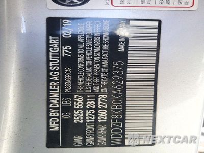 Zdjęcie 13 z 13 samochodu: 2019 MERCEDES-BENZ E 63 AMG-S 4MATIC VIN:WDDZF8KB0KA629375 - miniatura
