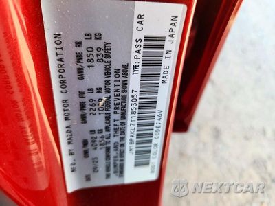 Zdjęcie 12 z 12 samochodu: 2026 MAZDA 3 SELECT SPORT VIN:JM1BPAKL7T1853057 - miniatura