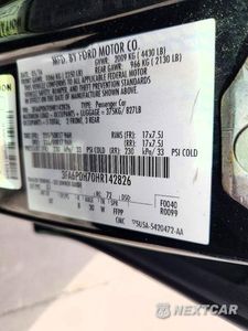 Zdjęcie 13 z 13 samochodu: 2017 FORD FUSION SE VIN:3FA6P0H70HR142826 - miniatura