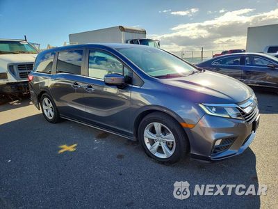 Czwarte zdjęcie samochodu z boku: 2019 HONDA ODYSSEY EXL VIN:5FNRL6H77KB009897 - miniatura