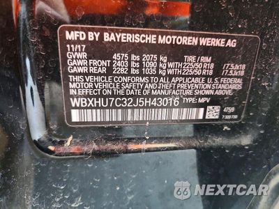 Zdjęcie 13 z 13 samochodu: 2018 BMW X1 SDRIVE28I VIN:WBXHU7C32J5H43016 - miniatura