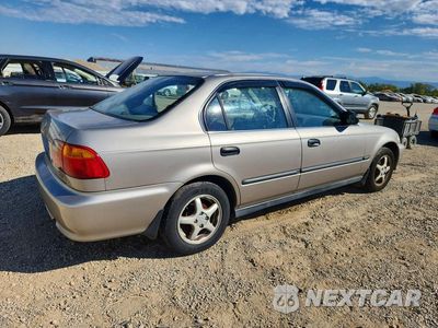 Trzecie zdjęcie samochodu z tyłu: 2000 HONDA CIVIC LX VIN:1HGEJ6575YL009915 - miniatura