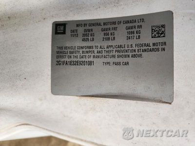 Zdjęcie 12 z 12 samochodu: 2014 CHEVROLET CAMARO LS VIN:2G1FA1E32E9201081 - miniatura