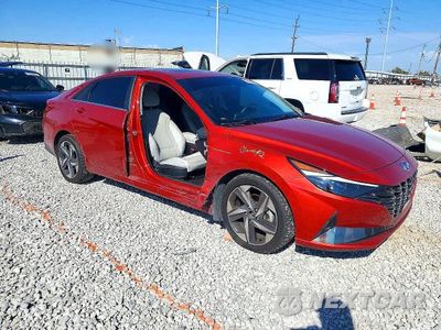 Czwarte zdjęcie samochodu z boku: 2022 HYUNDAI ELANTRA LIMITED VIN:KMHLP4AG3NU288362 - miniatura
