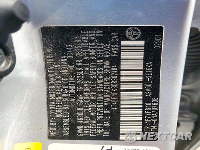 Zdjęcie 13 z 13 samochodu: 2013 TOYOTA CAMRY XLE VIN:4T4BF1FK3DR302484 - miniatura