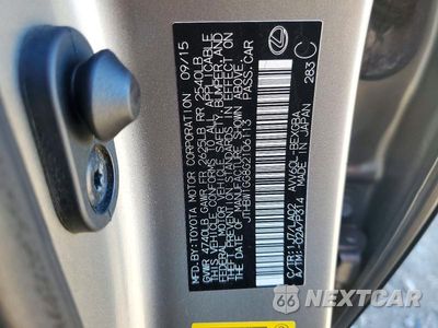 Zdjęcie 12 z 12 samochodu: 2016 LEXUS ES 300H VIN:JTHBW1GG8G2106113 - miniatura