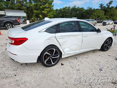 Trzecie zdjęcie samochodu z tyłu: 2020 HONDA ACCORD SPORT VIN:1HGCV1F32LA048248 - miniatura