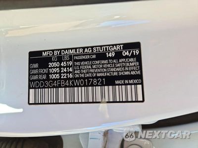 Zdjęcie 12 z 12 samochodu: 2019 MERCEDES-BENZ A 220 4MATIC VIN:WDD3G4FB4KW017821 - miniatura