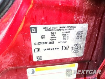 Zdjęcie 12 z 12 samochodu: 2010 CHEVROLET MALIBU 1LT VIN:1G1ZC5E06AF142493 - miniatura