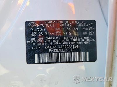 Zdjęcie 12 z 12 samochodu: 2023 HYUNDAI SONATA SEL VIN:KMHL64JA1PA283454 - miniatura