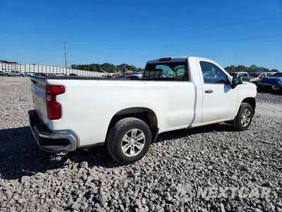 Trzecie zdjęcie samochodu z tyłu: 2021 CHEVROLET SILVERADO C1500 VIN:3GCNWAEF1MG252624 - miniatura