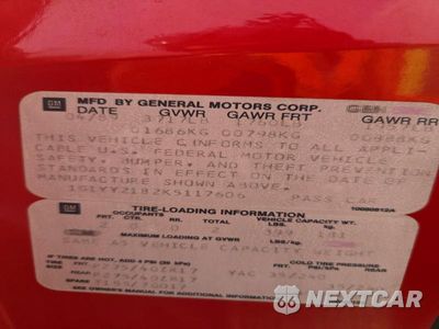 Zdjęcie 12 z 12 samochodu: 1989 CHEVROLET CORVETTE VIN:1G1YY2182K5117606 - miniatura