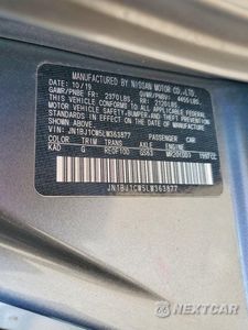 Zdjęcie 13 z 13 samochodu: 2020 NISSAN ROGUE SPORT SL VIN:JN1BJ1CW5LW363877 - miniatura
