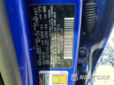 Zdjęcie 12 z 12 samochodu: 2024 HYUNDAI ELANTRA SEL VIN:KMHLM4DG4RU677814 - miniatura