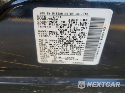 Zdjęcie 13 z 13 samochodu: 2012 NISSAN ROGUE S VIN:JN8AS5MT6CW264703 - miniatura