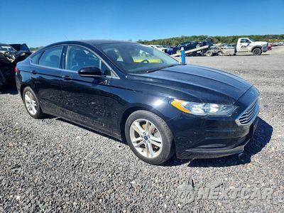 Czwarte zdjęcie samochodu z boku: 2018 FORD FUSION SE VIN:3FA6P0HD6JR154264 - miniatura