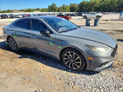 Czwarte zdjęcie samochodu z boku: 2020 HYUNDAI SONATA SEL PLUS VIN:5NPEJ4J25LH025932 - miniatura