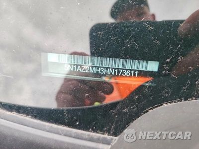 Zdjęcie 14 z 14 samochodu: 2017 NISSAN MURANO SL VIN:5N1AZ2MH3HN173611 - miniatura
