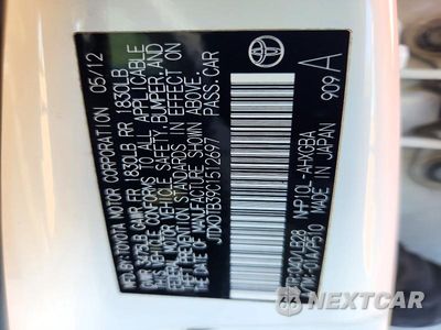 Zdjęcie 12 z 12 samochodu: 2012 TOYOTA PRIUS C FOUR VIN:JTDKDTB39C1512697 - miniatura