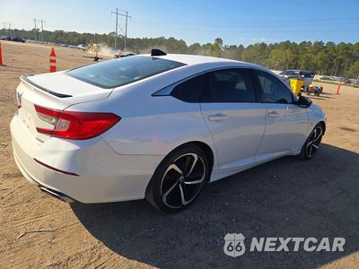 Trzecie zdjęcie samochodu z tyłu: 2021 HONDA ACCORD SPORT VIN:1HGCV1F3XMA063212 - miniatura