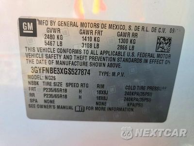 Zdjęcie 14 z 14 samochodu: 2016 CADILLAC SRX LUXURY COLLECTION VIN:3GYFNBE3XGS527874 - miniatura