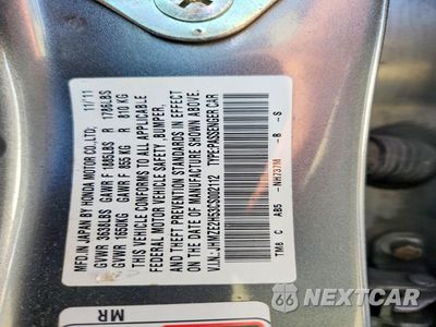 Zdjęcie 12 z 12 samochodu: 2012 HONDA INSIGHT LX VIN:JHMZE2H53CS002112 - miniatura