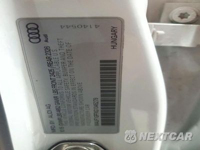 Zdjęcie 12 z 12 samochodu: 2016 AUDI S3 PRESTIGE VIN:WAUF1GFFXG1045279 - miniatura