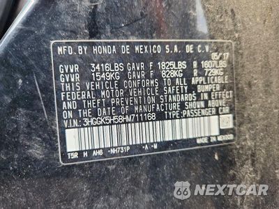 Zdjęcie 13 z 13 samochodu: 2017 HONDA FIT LX VIN:3HGGK5H58HM711168 - miniatura