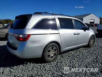Trzecie zdjęcie samochodu z tyłu: 2012 HONDA ODYSSEY EX VIN:5FNRL5H48CB037631 - miniatura