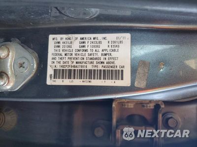 Zdjęcie 13 z 13 samochodu: 2011 HONDA ACCORD EXL VIN:1HGCP2F84BA079916 - miniatura