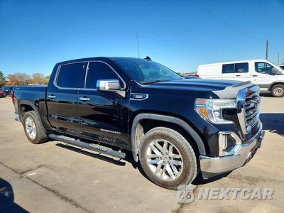 Czwarte zdjęcie samochodu z boku: 2021 GMC SIERRA K1500 SLT VIN:3GTU9DET5MG383050 - miniatura