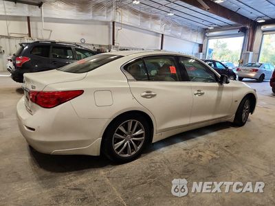Trzecie zdjęcie samochodu z tyłu: 2017 INFINITI Q50 3.0T PREMIUM VIN:JN1EV7AR8HM834540 - miniatura