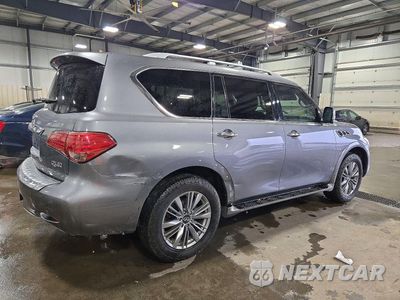 Trzecie zdjęcie samochodu z tyłu: 2017 INFINITI QX80 BASE VIN:JN8AZ2NE8H9153070 - miniatura