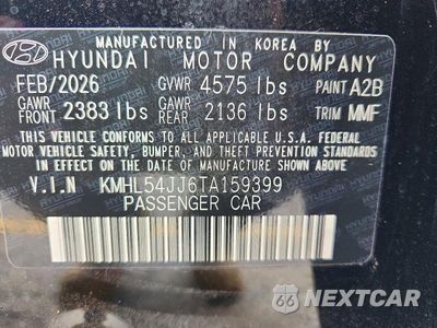 Zdjęcie 12 z 12 samochodu: 2026 HYUNDAI SONATA HYBRID LIMITED VIN:KMHL54JJ6TA159399 - miniatura