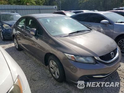 Czwarte zdjęcie samochodu z boku: 2013 HONDA CIVIC LX VIN:2HGFB2F51DH574984 - miniatura